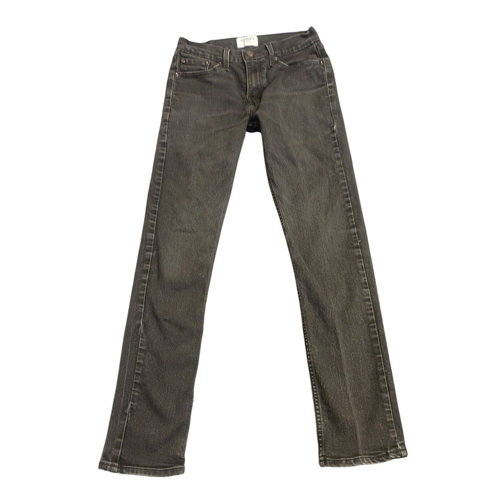 Denizen Levi's 216 Slim Jeans Mens 27x29 Charcoal Gray Stretch Denim Pants